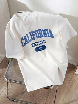Жіноча стильна Футболка LOYS оверсайз California XL