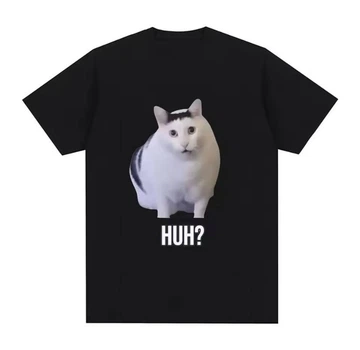 Футболка LOYS жіноча з принтом Мемного Кота HUH? M