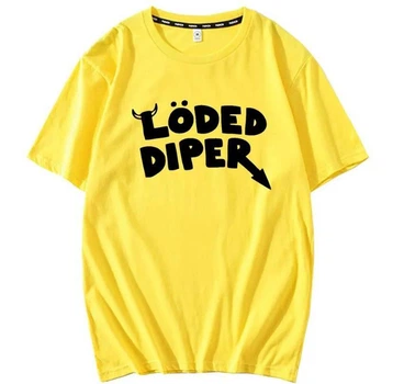 Жіноча модна Футболка LOYS Loded Diper Жовтий M