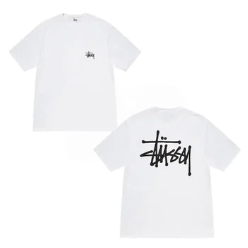 Біла Футболка LOYS Stussy Two-sides Logo футболки Стасі Стуссі унісекс L