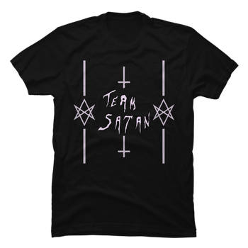 Повсякденна Футболка LOYS з принтом Team Satan L