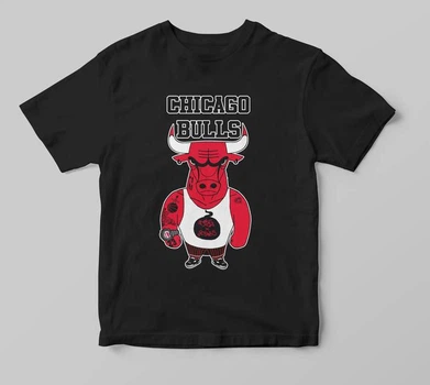 Повсякденна Футболка LOYS з принтом Chicago bulls XXL
