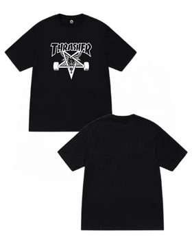 Чорна Футболка LOYS Thrasher Pentagram унісекс Трешер Трешер Пентаграма L