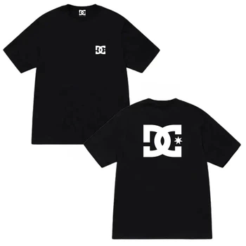 Чорна Футболка LOYS DC Shoes Star Two Sides Logo унісекс Дисі XXL