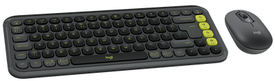 IT набор Logitech Pop Icon Combo графитовый (L920-013156) (7031714)
