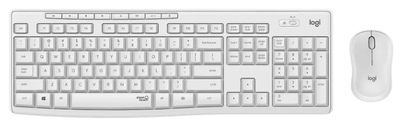 Беспроводной комплект (клавиатура, мышь) Logitech MK295 SilentTouch Белый