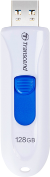 Flash Drive Transcend JetFlash 790 128GB USB 3.1 білий (TS128GJF790W) (6986654)