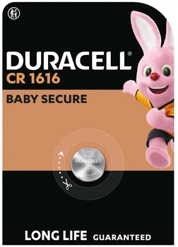 Специальная литиевая батарейка типа «таблетка» Duracell 1616 3V, (CR1616), 1 шт. в упаковці (7091708)