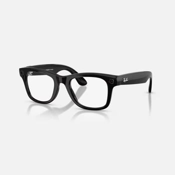 Смарт-очки Ray-Ban Meta Wayfarer Shiny Black/Clear L-XL (RW4008 601/SB53)