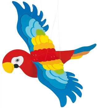 Figurka wisząca Goki Drewniana figurka wisząca „Papuga” (GK454)(4013594054546)