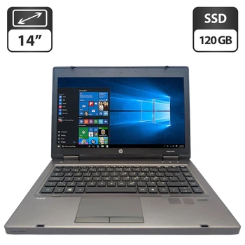 Ноутбук HP ProBook 6460b / 14" (1366x768) TN / Intel Core i3-2310M (2 (4) ядра по 2.1 GHz) / 8 GB DDR3 / 120 GB SSD / Intel HD Graphics 3000 / WebCam / DVD-ROM б/у