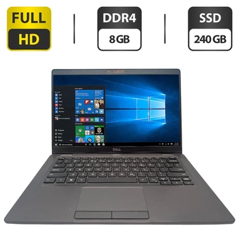 Ультрабук Dell Latitude 5300 / 13.3" (1920x1080) IPS / Intel Core i5-8265U (4 (8) ядра по 1.6 - 3.9 GHz) / 8 GB DDR4 / 240 GB SSD / Intel UHD Graphics / WebCam б/у