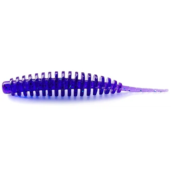 Силікон FishUp Tanta 1" #060 /Dark Violet/Peacock & Silver (10019132)