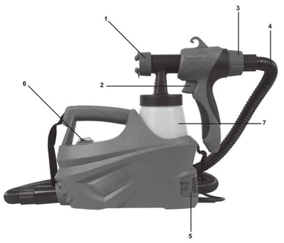 Электрический Кракопульт Ferm HVLP SGM 1011