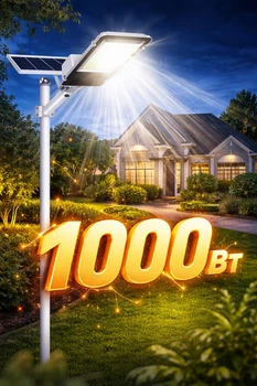Светодиодный солнечный фонарь мощностью 1000 Вт