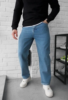 Джинси Staff 06 black wide leg 33 (19QN0341)
