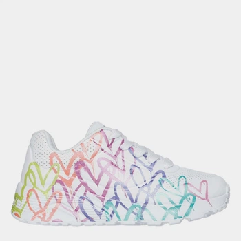 Дитячі кросівки для дівчинки Skechers Uno Lite 314098L WMLT 33.5 Білі (199025064101)