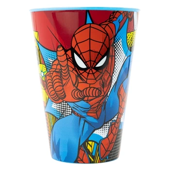 Стакан для детей 430 мл 14,45x9,16x9,16 см Человек-паук Stor Spider-Man пластиковый без BPA с рисунком