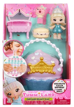 Лялька Mga Yummiland Beauty Bag та блиск для губ Pop - Капкейк (546733-EUC) (35051546733)