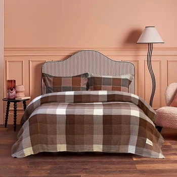Покрывало Lotus Home Lucca muslin коричневый 200*240 (svt-2000022350839)