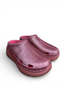 Слиперы резиновые UGG Kids Tasman Sport Glitter, Розовый, Размер 35 (US K4), 22.5 см