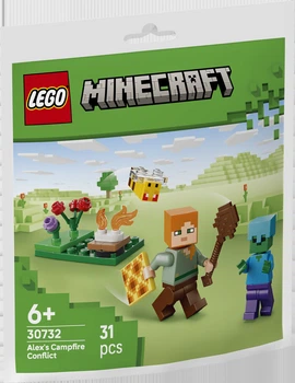 Конструктор Lego Minecraft Конфлікт біля багаття Алекса 30732