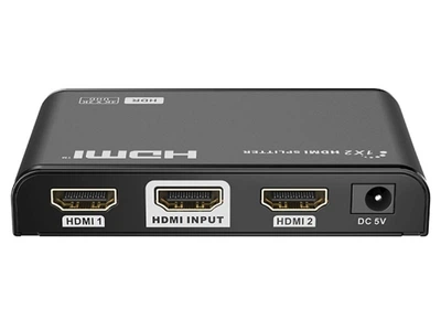 Сплиттер HDMI, 1 вход, 2 выхода, 4K60Hz, HDR, EDID Lenkeng LKV312EDID-V3.0