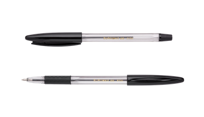 Ручка кулькова Buromax Classic Grip 0,7мм Чорна (BM.8100-02)