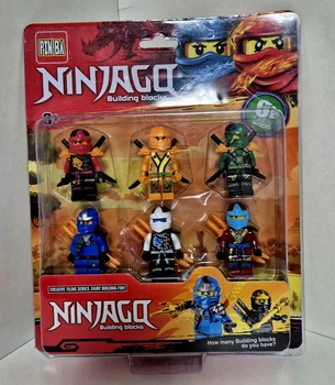 Набор фигурок Ниндзяго герои, фигурки Ninjago Heroes 6 штук
