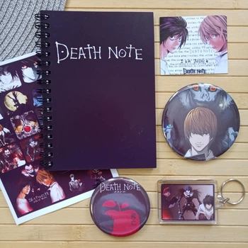 Набор Тетрадь смерти Death Note 5 предметов + стикерпак в подарок 22576