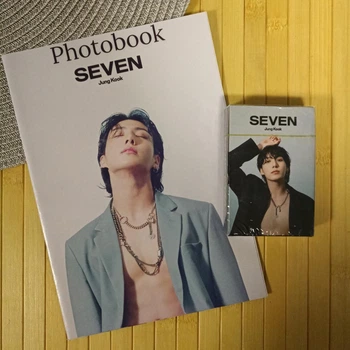 Набор фотобук Чон Чонгук Jeon Jungkook БТС BTS Seven и ломо карты 20481