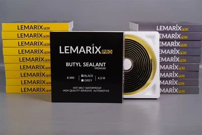 Термогерметик Премиум Lemarix Pro автомобильный для фар бутиловый шнур черный Lemarix (S01-0016)