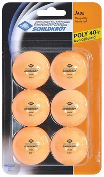 М'ячі для настільного тенісу Donic Jade ball 40+ (6 шт, blister card)