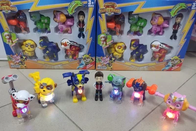 Набор героев «Щенячий патруль: Отважные щенки» Paw Patrol, 7 героев с подсветкой YY 503