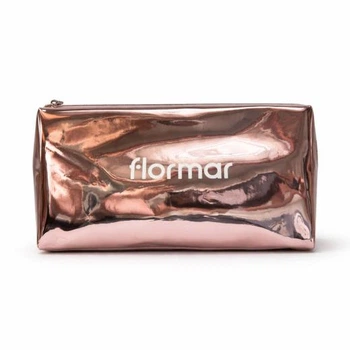 Косметичка металлик розово-золотая, 18 см (8682536003735)