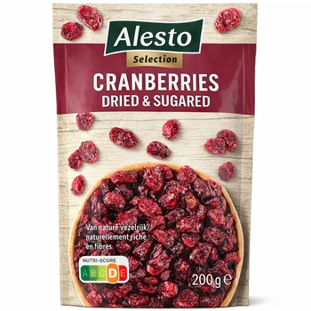 Журавлина Сушена (Клюква) Alesto Cranberries Dried & Sugared 200 г