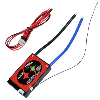 BMS плата DaLy LiFePO4 12V 4S 60A, симетрія з балансуванням + NTC датчиком