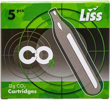 Балон CO2 Liss 12g 5 шт/уп