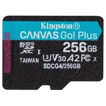 Модуль флеш-пам'яті KINGSTON 256GB microSDXC Canvas Go Plus Gen4 200R