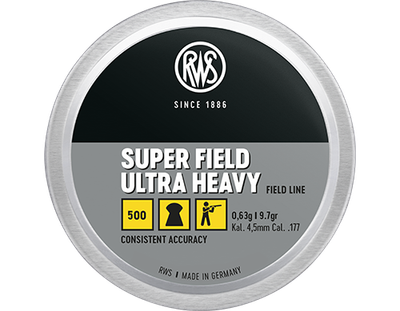 Кульки RWS SuperFieldUltraHeavy 0,63 г.500 шт кал.4,5 мм (1004235)
