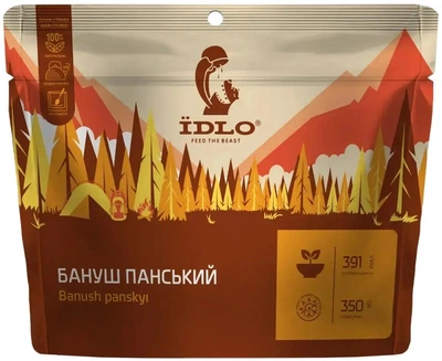 Готовое блюдо ЇDLO Бануш сублимированный без мяса быстрого приготовления натуральный без ГМО 100 г