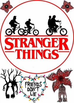 Сахарная съедобная картинка Очень странные дела. Stranger Things А4 (p2142)