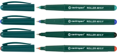 CENTROPEN Ручка ролер 0.3мм F ergoline зелений