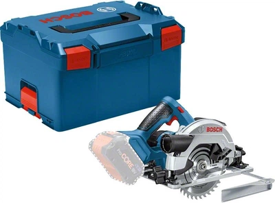Акумуляторна циркулярна пила Bosch Professional GKS 18V-57 G, пиляльний диск, L-BOXX 238, без акб (06016A2101)