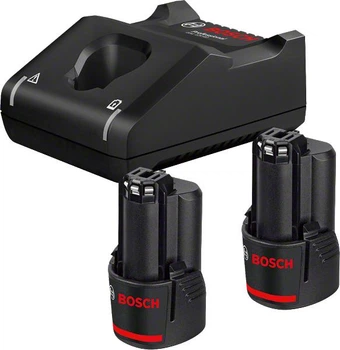 Набір 2 акумулятори Bosch Li-ion GBA 12 V 3.0 Ah та зарядний пристрій Bosch GAL 12V-40 (1600A019RD)