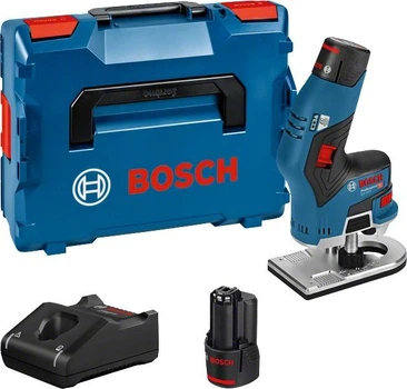 Аккумуляторный фрезер Bosch Professional GKF 12V-8, 2 акб 3.0 Ah, з/у, L-BOXX 136 (06016B0000)
