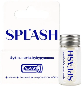 Зубна нитка Splash кукурудзяна 30 м (4820266833039)