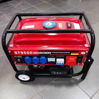 Генератор бензиновий Honddy 3х-фазний 220V / 380V 3.0-3.5 kW, з електростартером, мідна обмотка (ST9500)
