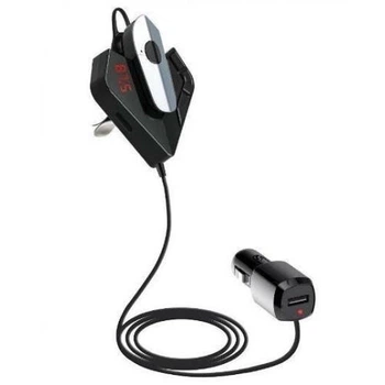 Трансмітер FM V11 BT з Bluetooth гарнітурою модулятор, блютуз фм передавач для автомагнітоли