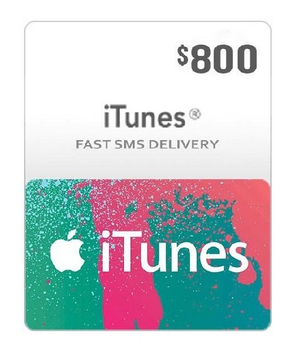 Подарочная карта iTunes Apple / App Store Gift Card 800 usd, US-регион